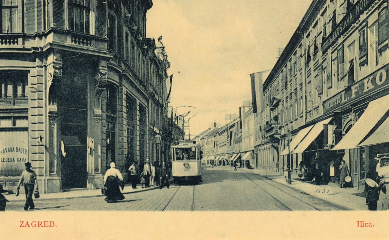 Ilica, oko 1915. godine C